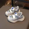 Hot Kids Tennis Shoes Mesh Breathable Boys Girls Sports Sandals Non-slip Soft Sole 2025 Summer New Toddler Student Running Shoes