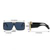 Square Punk Sunglasses Women Men One Piece Large Frame Punk Glasses Fashion Ladies Driving Eyewear