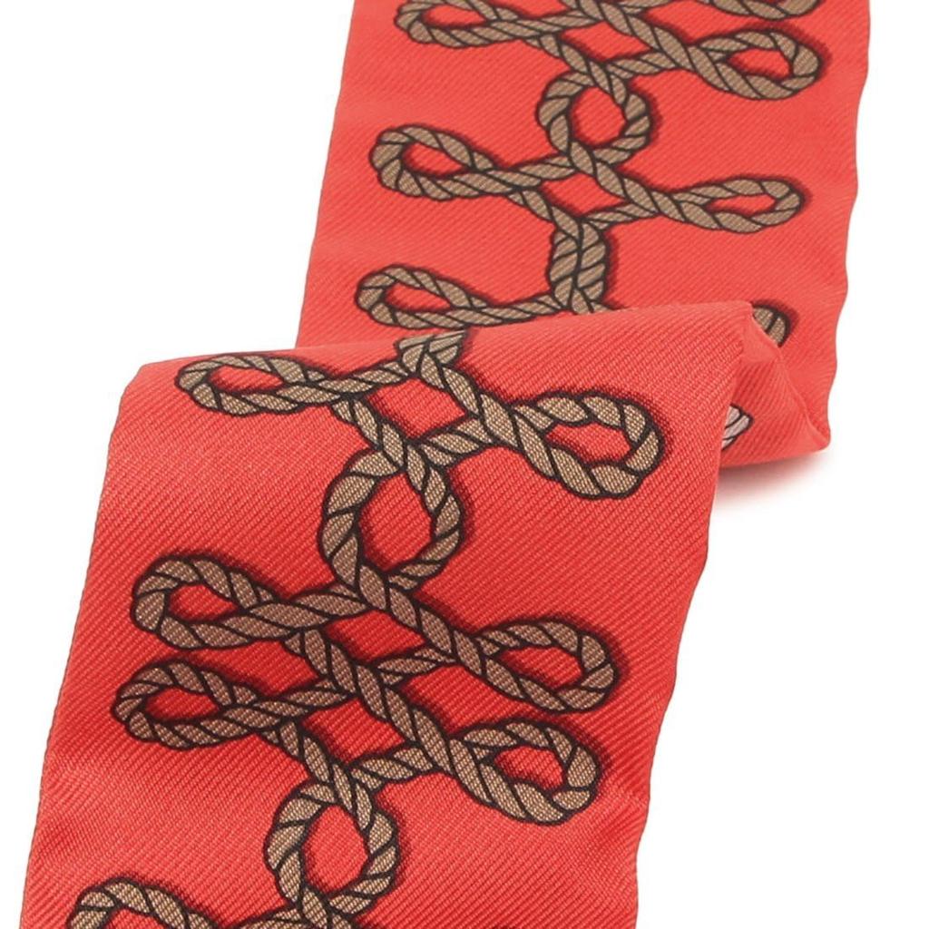 Scarf Bandana Twilly Multicolor Red H063698 S 04 [Hermes] Women's [Item]