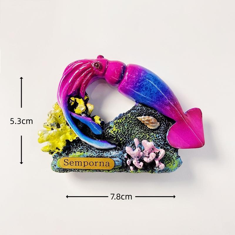 Malaysia Fridge Stickers Negeri Sabah Travel Souvenirs Semporna Fridge Magnets Home Decoration Wedding Gifts