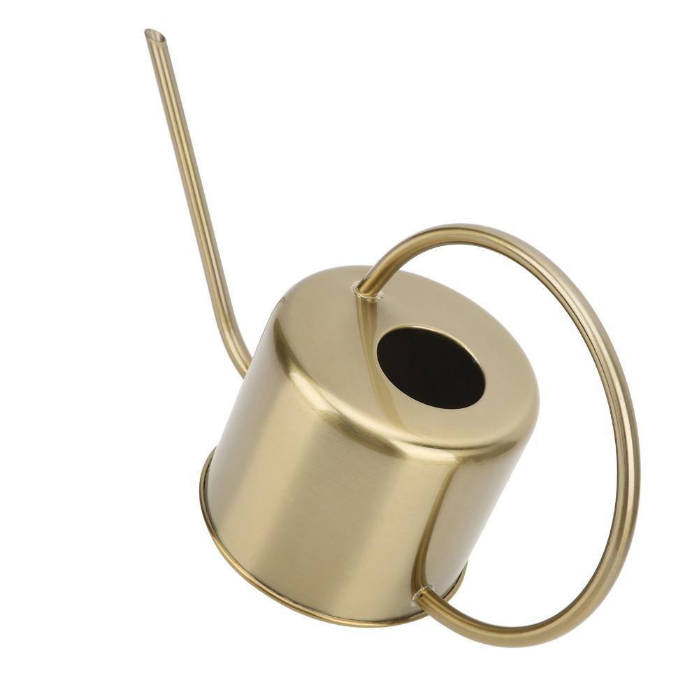 Long Spout Watering Can Gold Plant Watering Can Durable Decorative Watering Can  For House Plants