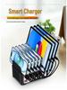 20-Port USB Charger with Stand Divider, 5V 2A Power Strip for Phones