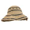 Women's Korean Style Woven Fisherman Hat Small Face Effect Summer Sunshade Crochet Straw Hat Foldable Sun Protection Wide Brim