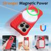For iPhone 16 Pro Max Case Compatible with MagSafe Ripple Texture Liquid Silicone Protective Cover with Strap