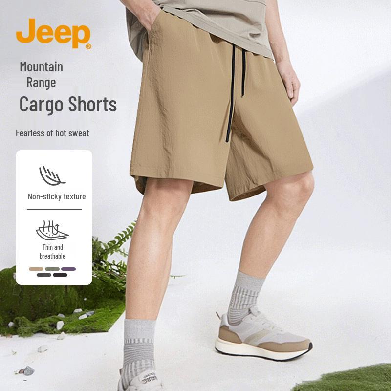 JEEP Men s Cooling Ice Silk Fitness Shorts 5XL