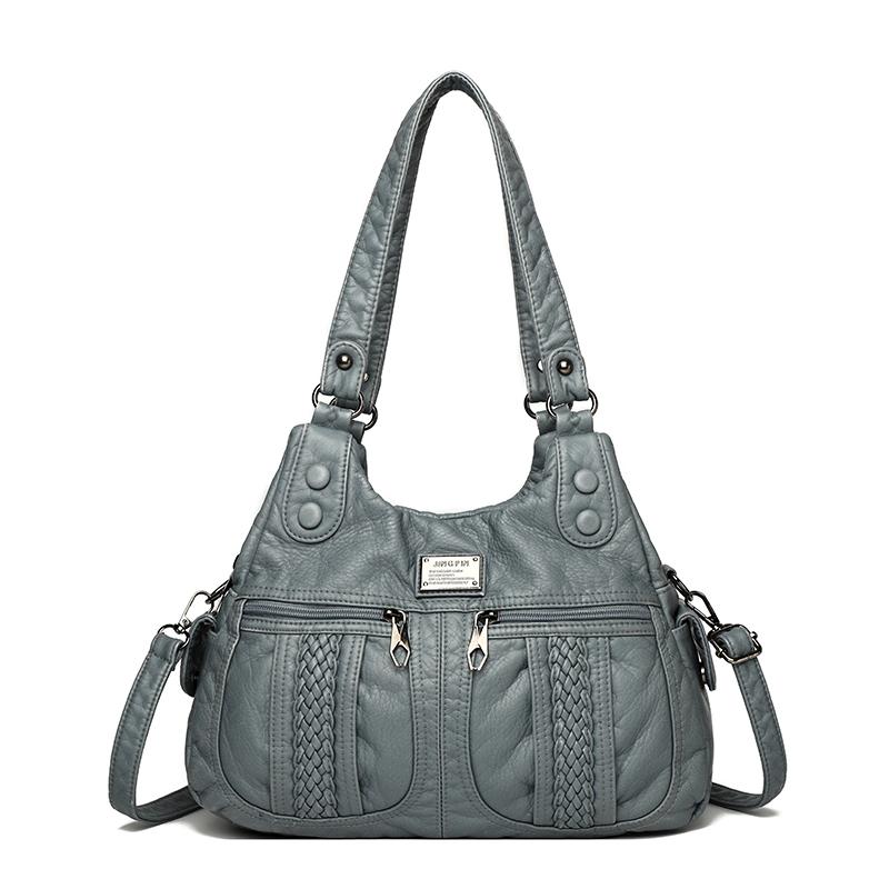 Bag for Women 2024 New High-end Soft Leather Women's Shoulder Bag Casual Large Capacity Middle-aged Mother Bag Diagonal Cross Ba