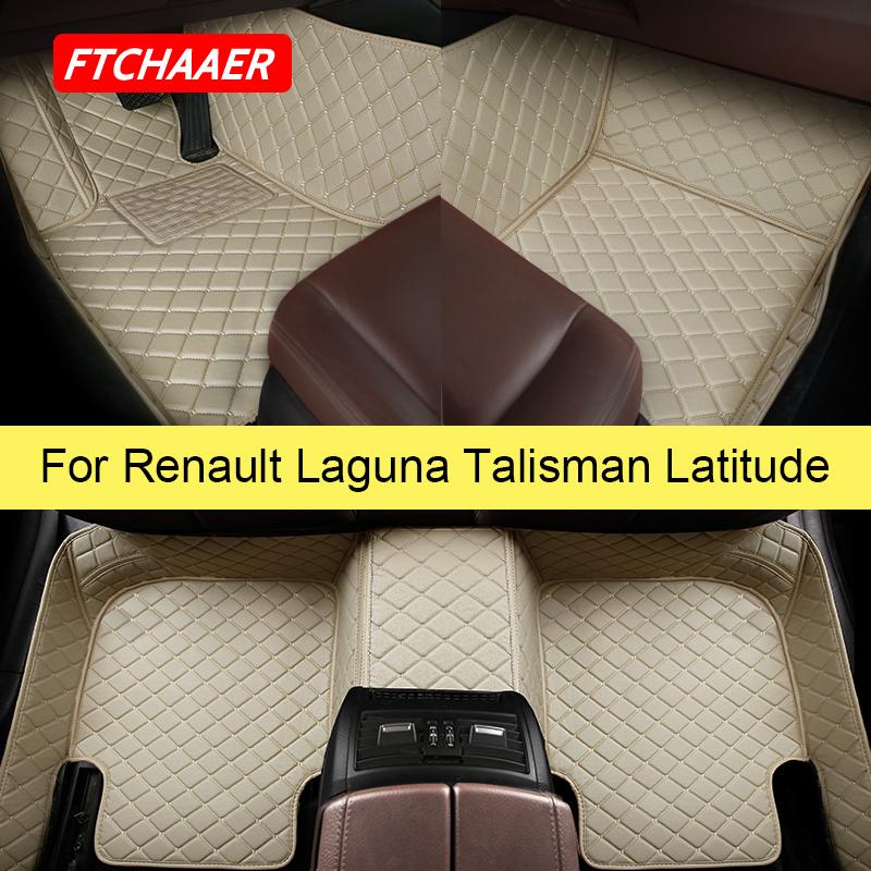 

FTCHAAER автомобильные коврики для Renault Laguna Talisman Latitude Foot Coche аксессуары