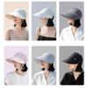 with Removable Cap Top Women's Summer Hat Foldable Visor Caps Fashion Golf Sports Hat