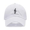 Unisex Soft Cotton Dad Hat Musical Note Embroidery Baseball Cap For Women Men Adjustable Unisex Casual Sports Caps