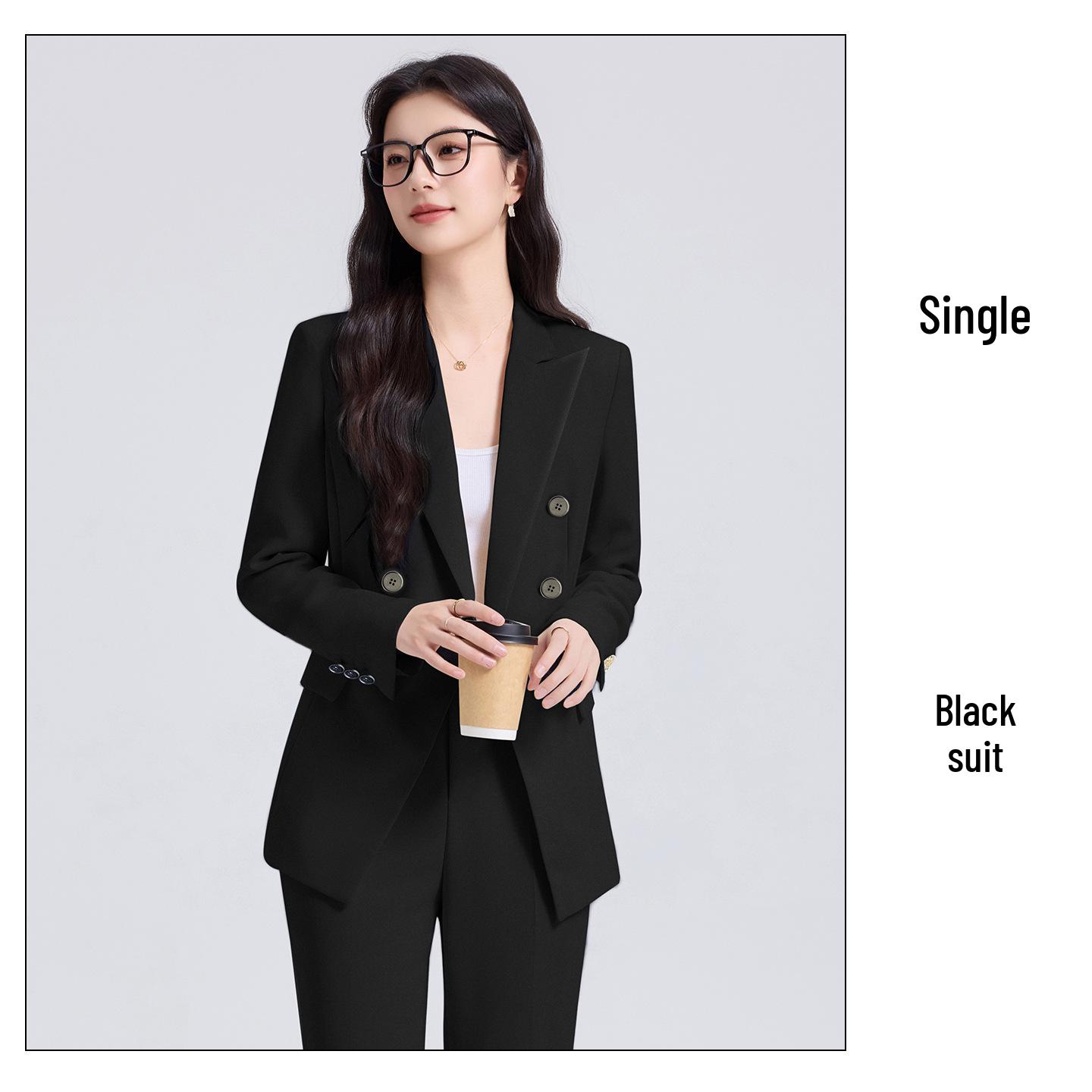 

Goddess Style Women’s Professional Spring/Autumn Blazer Suit Set 2026 S