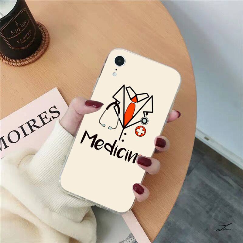 

Чехол для телефона Медсестра Медицина Здоровье Сердце для iPhone 11 12 13 mini pro XS MAX 8 7 6 6S Plus X 5S SE 2020 XR iphone 5 5s SE