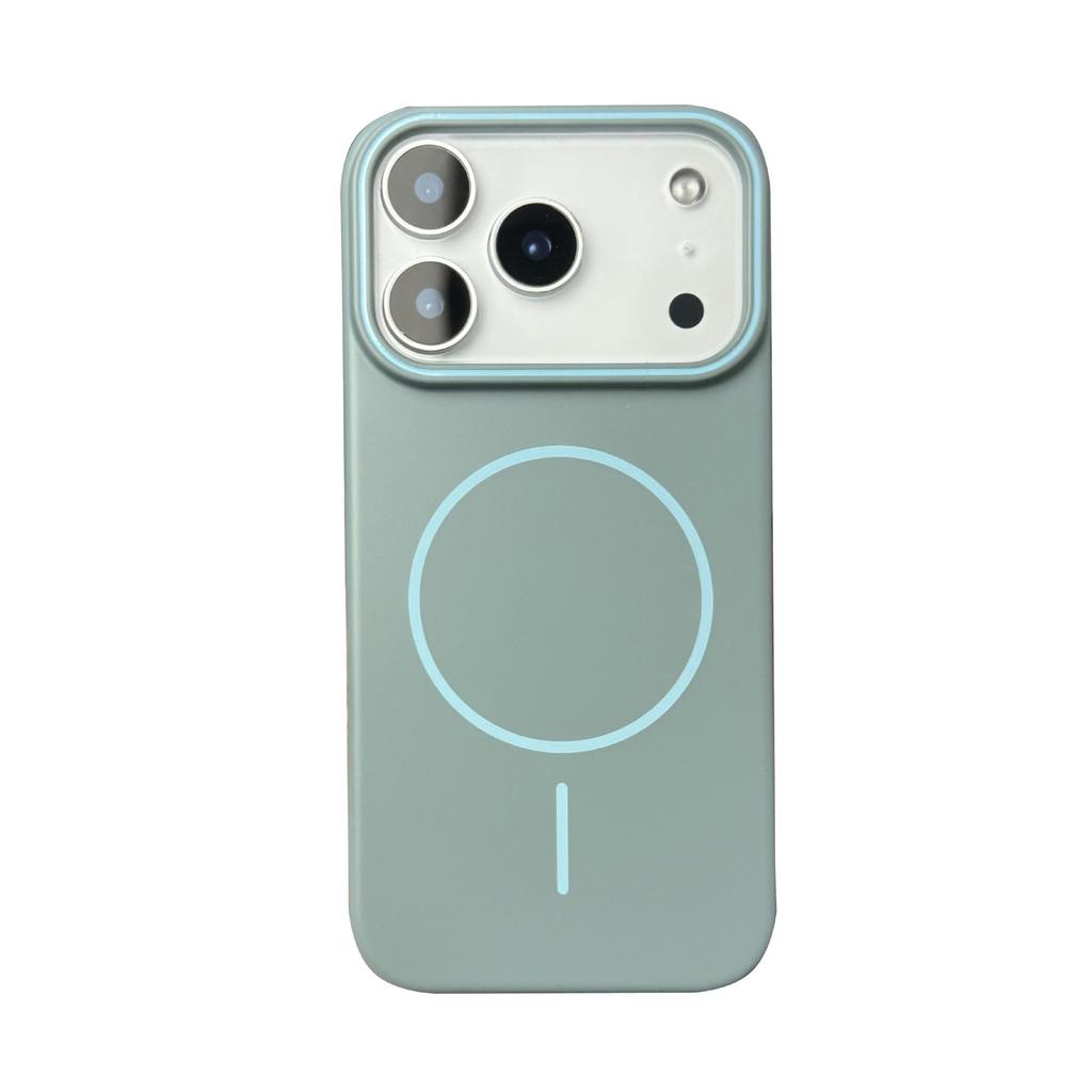 Magnetische Weiche Hülle für Apple 17 Pro Max/16 Pro - Einfarbige Hülle mit großem Fenster & Erhöhtem Schutz