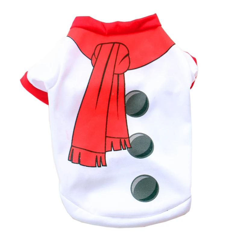 Christmas Sphynx Cat Dog Vest Shirt Festival Pet Clothes for Cats Kitten Mascotas Costume Clothing Camisetas Para Gatos