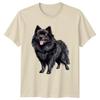 Cane Schipperke Animali Unisexs T-shirt Unisexs Grafica Unisex Tee