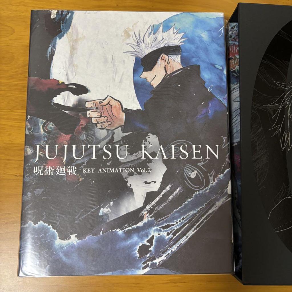 [USED] Jujutsu Kaisen KEY ANIMATION Original Art Book Set of 3 with Box
