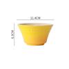 300ML 4.5 Inches Rainbow Gradient color Dishes Fruit Bowl Tableware Ramen Bowls Kitchen Dessert Salad steamed egg bowl Tableware