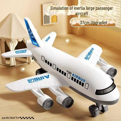 Large Inertia A380 Model Aircraft Toy for Kids