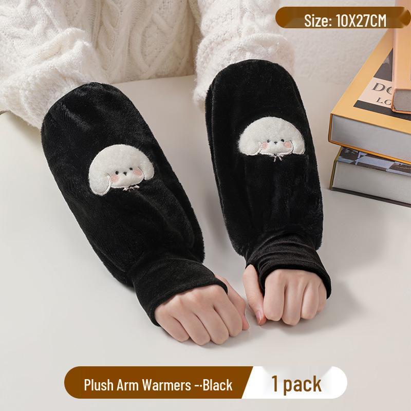Women's 2-in-1 Gloves & Arm Sleeves: Warm, Waterproof & Anti-Stain for Fall/Winter