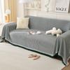 Cotton Gauze Sofa Cover Full Coverage Simple One Piece Blanket Universal All Season Couch Slipcover