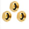 Brass Pipe End Cap Brass Blanking Cap For Home Plumbing For Industrial Use 1-inch Female Thread Corrosion-resistant Brass