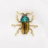 2024 European & American Street Style Beetle Brooch - Personalized Alloy Pin with Oil Drop Detailing