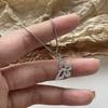 Love Heart/Butterfly/Star Necklace Geometric Pendant Clavicle Chain Adjsuatble Neckwear Fashionable Jewelry Pieces