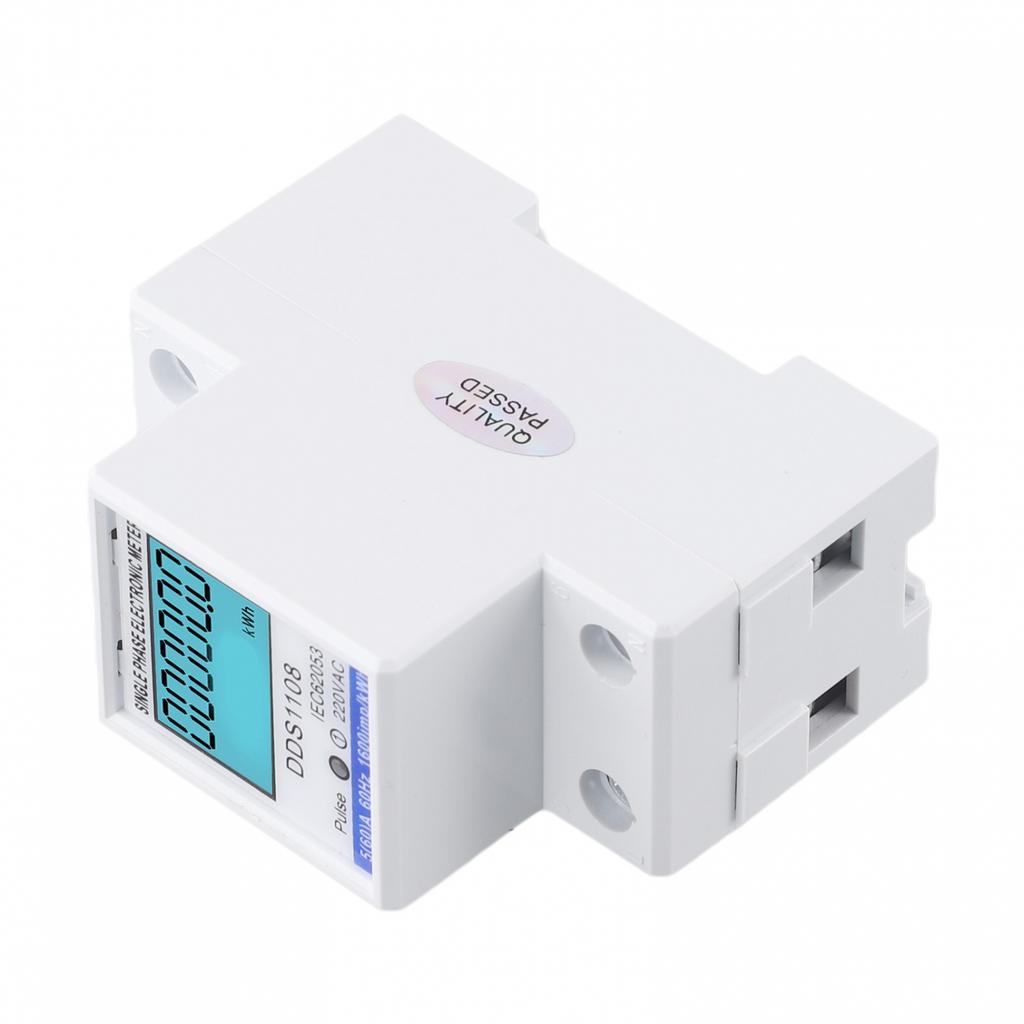 Energy Meter Plastic With Backlight Without Backlight