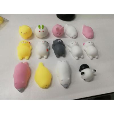 20Pcs/Set Mini Mochi Squishy Animals Panda Cat Stress Reliever Anxiety Toy for Children Adults