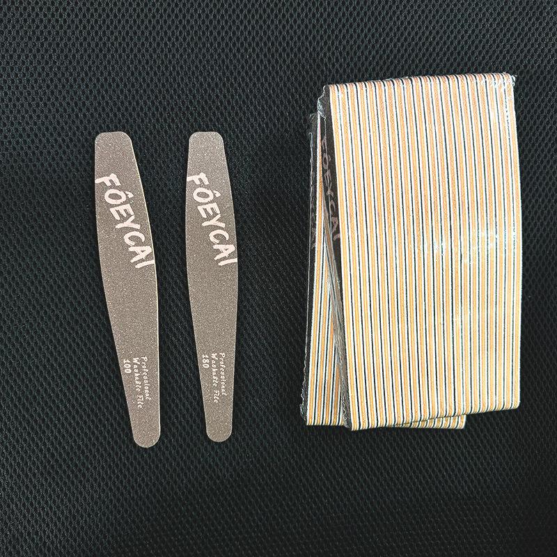 

Washable Double-Sided Nail File 100/180 Grit - High-Value, Non-Shedding Buffer for Professional Salon Use
