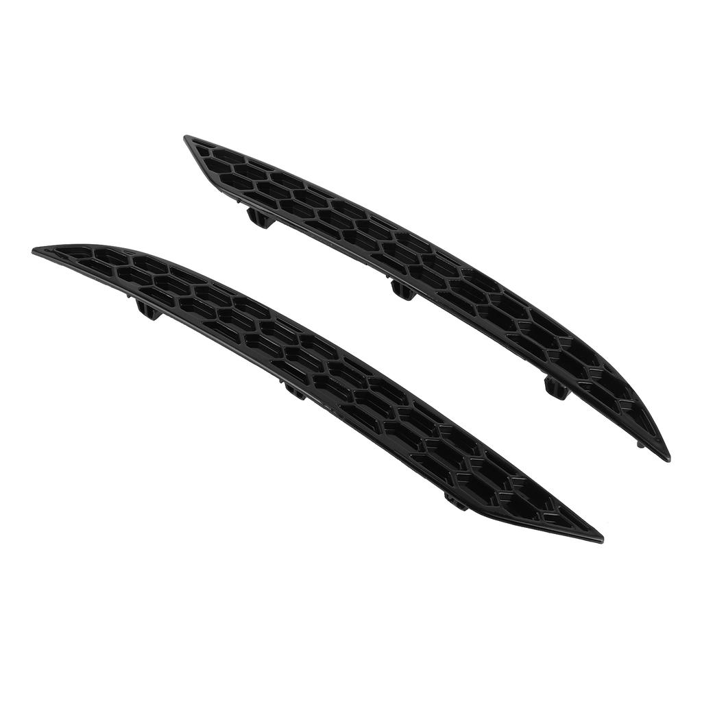 2Pcs Gloss Black Rear Bumper Reflector Honeycomb Delete Set Fit for MK7.5 GTD R2017?2020