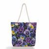 Multifunctional Flower  Printed Thick Rope Shoulder Beach Bag 7585