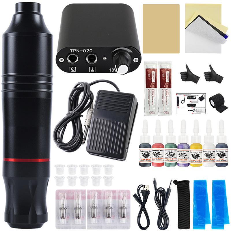 Lichen No. 6 Tattoo Pen Set: Motorized Lining & Shading Equipment
