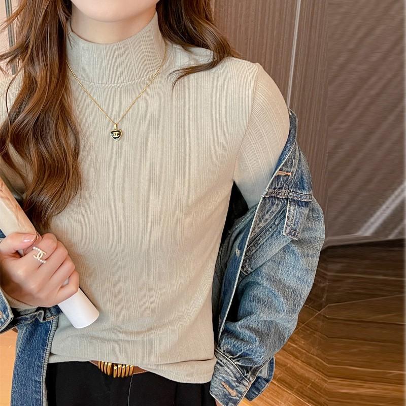 Womens Soft Thermal Half Turtleneck Long Sleeve Top Warm Base Layer Office Winter Wear