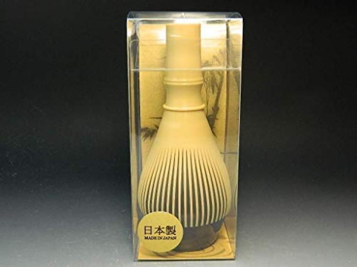 Reusable Resin Chasen (Chasen) - Made in Japan for Reliable Tea Ceremony Utensils (White Bamboo Green)