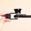 3in1 Universal Fisheye Camera Lens Kit Smartphone Wide Angle Macro Lenses Magnifying Glass Clip-On Mobile Photography Accessor