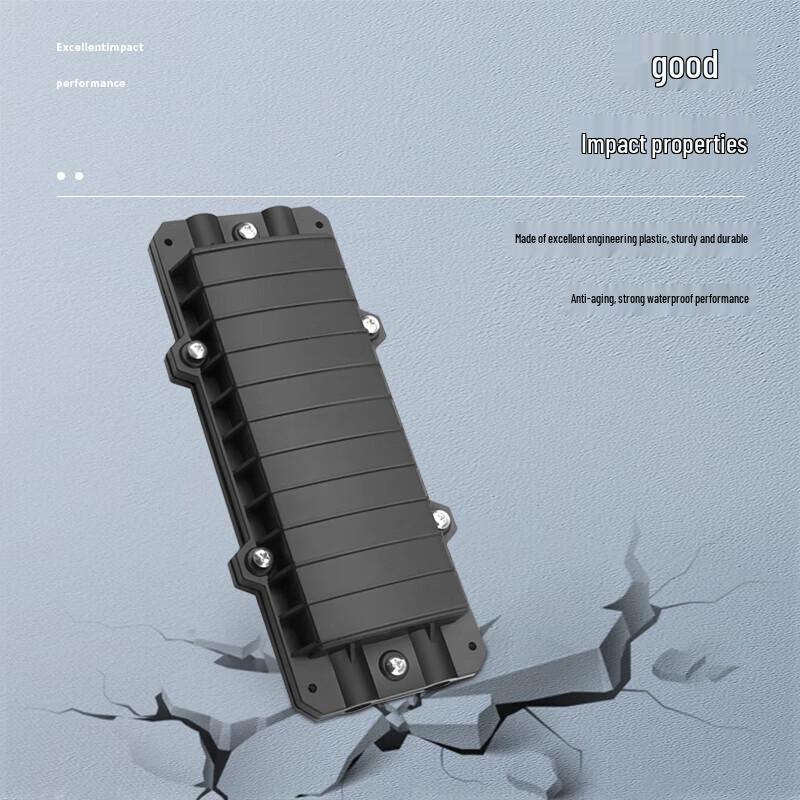 Outdoor Waterproof Fiber Optic Splice Enclosure (2 In/2 Out, D12 Core)