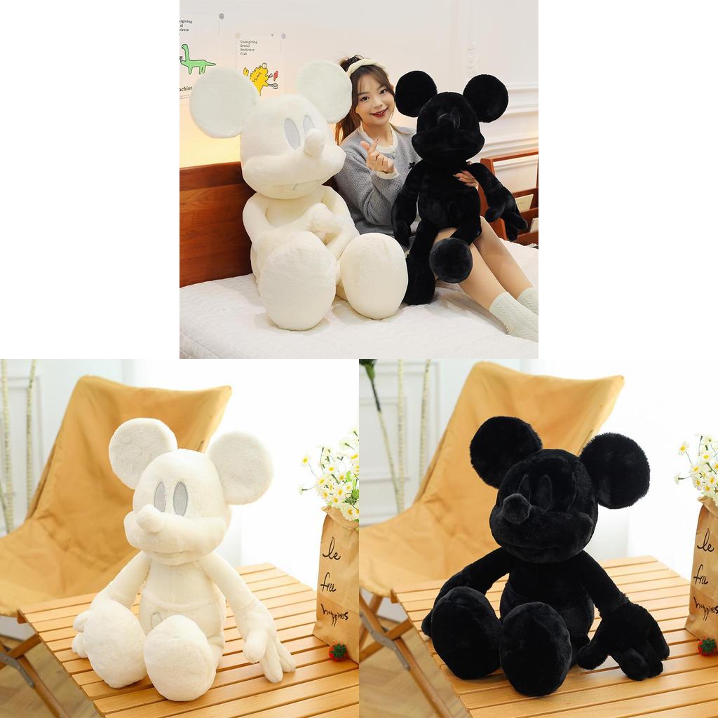 Mickey Mouse Cartoon Stuffed Animals Pair With Pp Cotton Filling For Bed Decor And Gifts