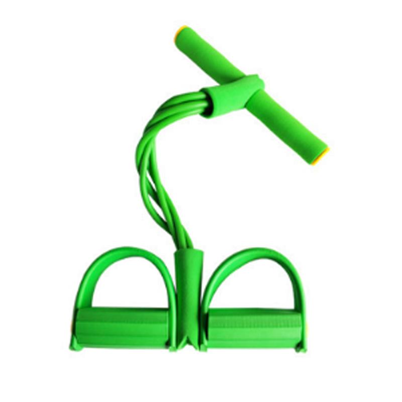 Fitness Gum 4 Tube Resistance Bands Latex Pedal Exerciser Sit-up Pull Rope Expander Elastic Bands Yoga Equipment Pilates Workout