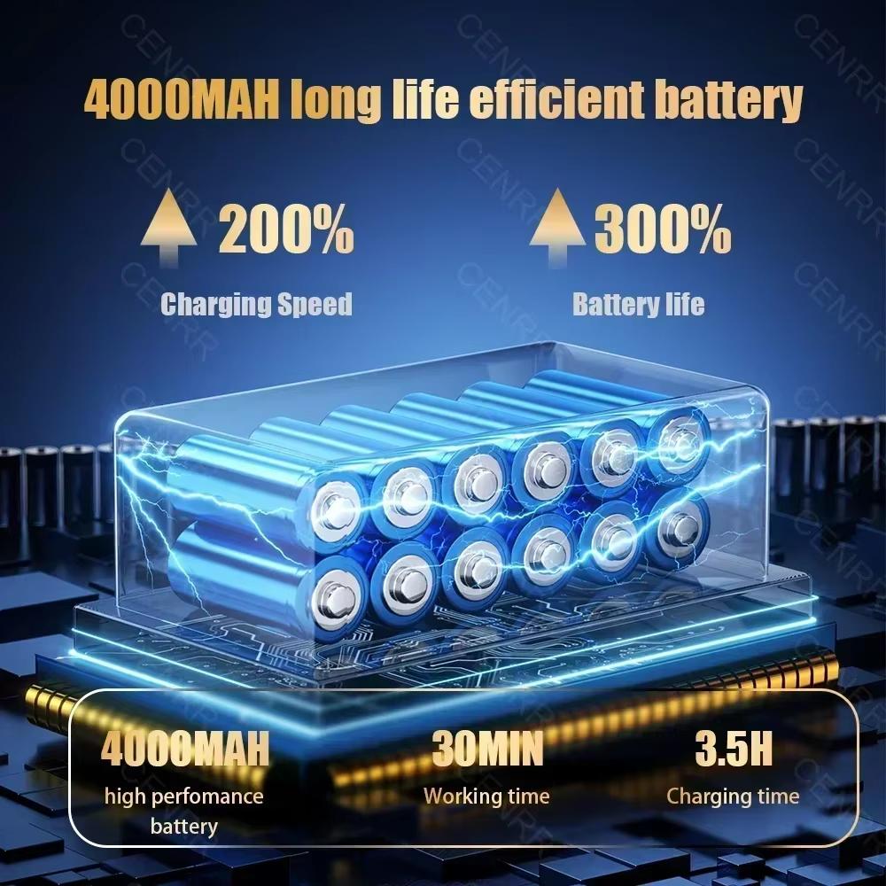Kabelloser Autostaubsauger mit superstarker Saugkraft, Autostaubsauger mit großer Saugkraft, Duale Verwendung für In-Car- und Heimgebrauch