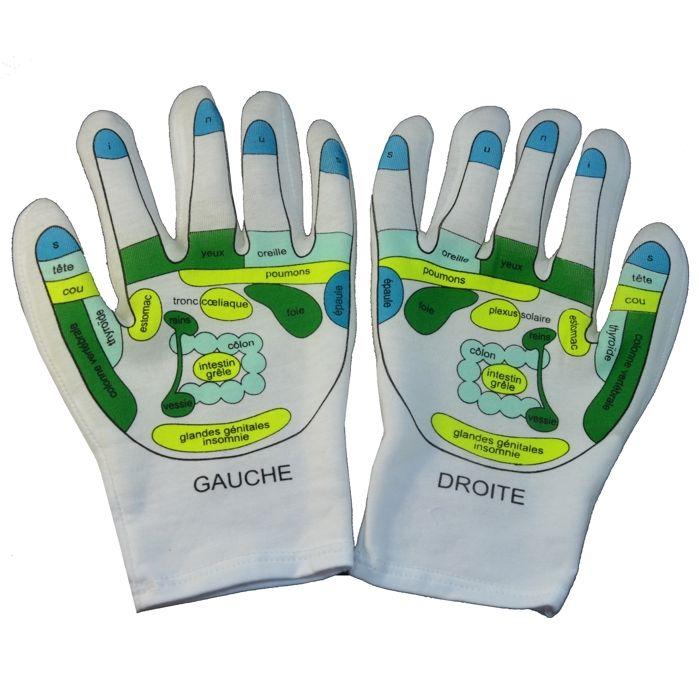 Gants Hydratants Réutilisables -Massage Réflexologie - Soin des Mains avec Gel enrichi aux 4 Huiles – Hydradants - Sun&amp;Sia