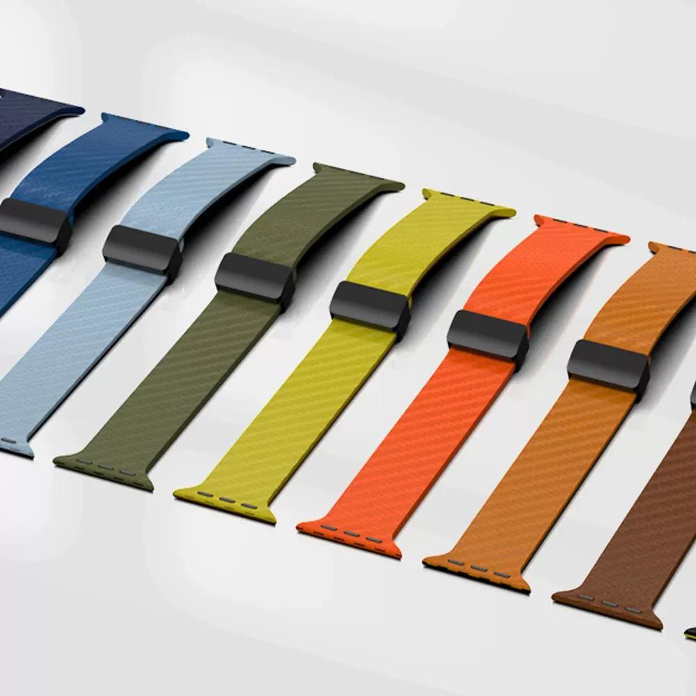 Magnetic band For Apple Watch Straps 44mm 45mm 41mm 40mm 46mm Silicone Bracelet Loop iWatch series 10 9 8 7 6 SE 3 Ultra 2 49mm