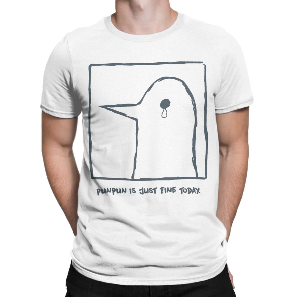 Unisex Women TShirt Oyasumi Goodnight Punpun Pocket Pure Cotton Tee Shirt Short Sleeve Aiko Tanaka Anime T Shirts Clothing Summer