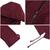 Baumwolle Mit Kapuze Windjacke frauen Frühling Herbst Lose Einfarbig Langarm Kordelzug Chic Jacke S-3XL