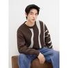 GXG Men's Striped Crew Neck Sweater