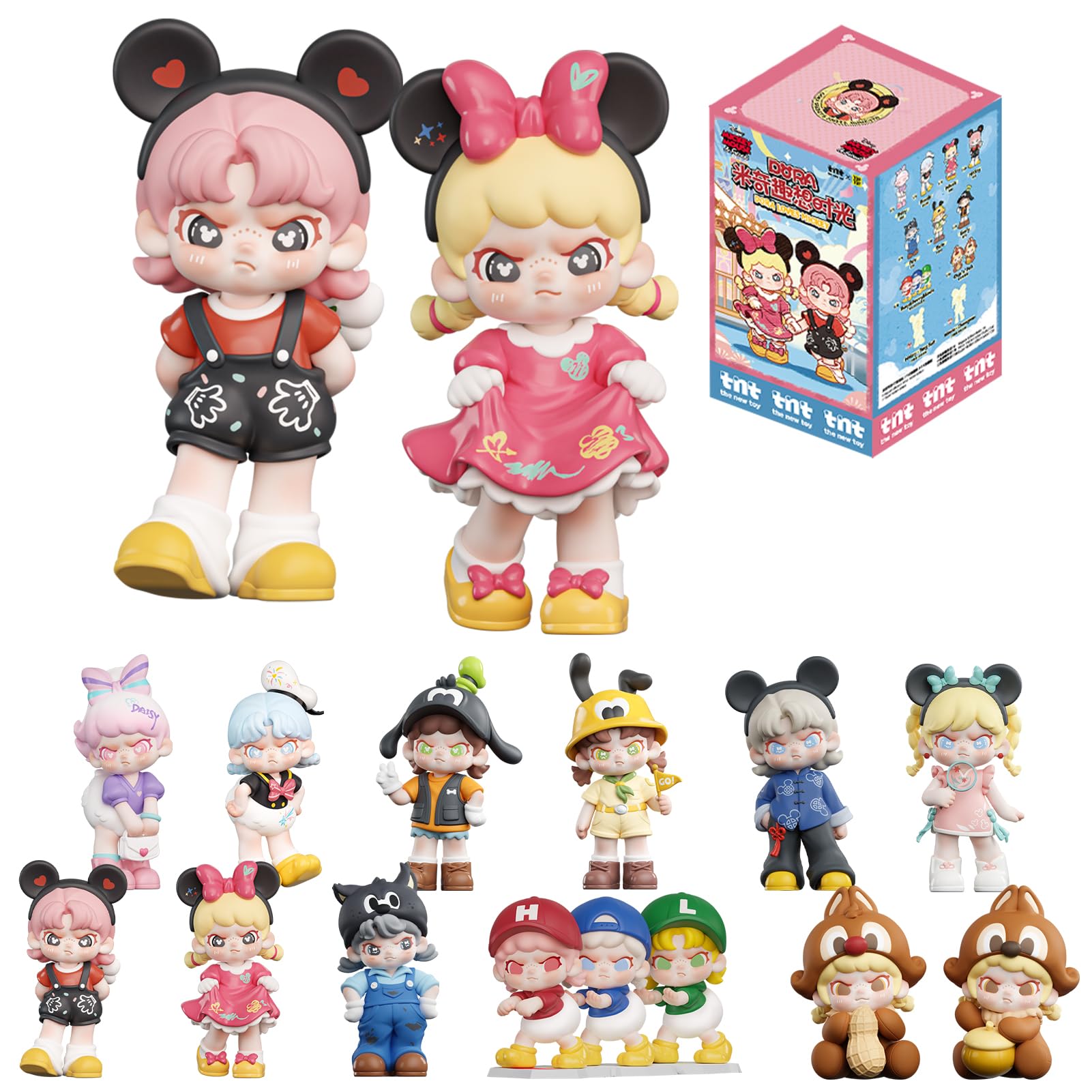 TOP TOY Disney DORA Mickey Series Gacha Gacha Blind Box Figure Soft Vinyl PVC Premium Toy Birthday Present Original Character Item &  Fantasy Time  [1