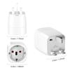 Xiaomi Pack of 2 England UK Travel Adapter England Germany Plug, EU To UK Travel Plug Type G Socket Adapter for England, Ireland, UK
