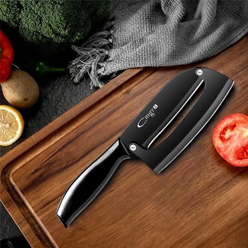 Multi-Function Kitchen-Specific Peeler for Slicing Fruit and Vegetables with Steel Handle Stainless Steel Kitchen Peeler