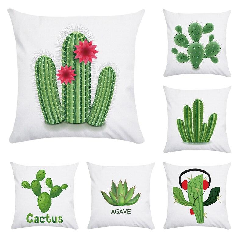 cactus pillow cover