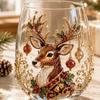 Handgefertigter blauer Ring Weihnachts-Serie 3D dreidimensional Barbecher Geschenkbox