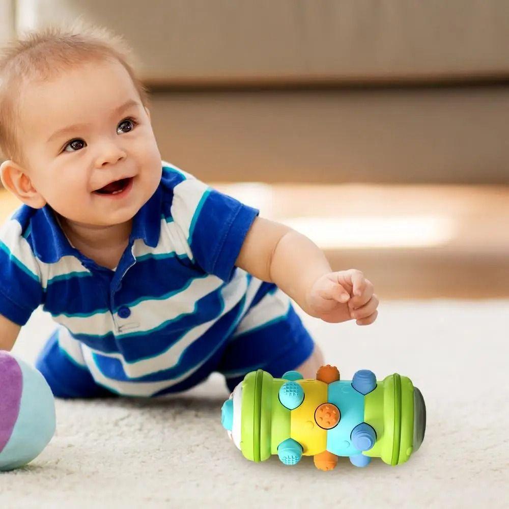 Tummy Time Toys Baby Crawling Roller Toys Baby Rattle Games Sensory Toys Educational Learning